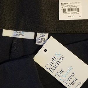 Croft and Barrow Classic Dress Pant NWT